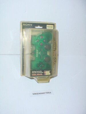 #ad New Official SONY DUALSHOCK EMERALD GREEN CONTROLLER for Sony PLAYSTATION PS1 $88.84