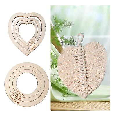 #ad 3pcs Macrame Cutting Mold Cutting Template Wedding Braid Crochet Craft Bracelet $12.65