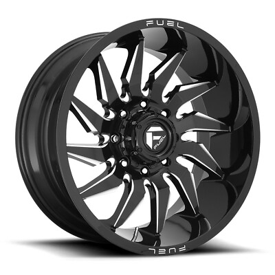 #ad One 20x9 Fuel D744 Saber 5x5 5x127 1 Black Milled Wheel Rim 71.5 $426.00