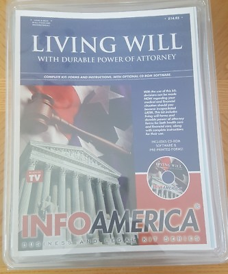 #ad Living Will With Durable Power Of Attorney Kit $16.95