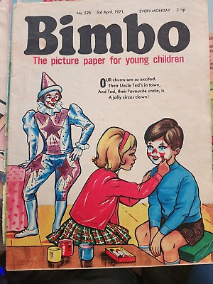 #ad Vintage Bimbo Magazine April 3rd 1971 No. 525 $10.00