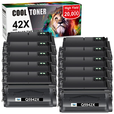 #ad 10x Compatible with HP Q5942X 42X Toner LaserJet 4200 4250n 4250tn 4300 4350tn $255.90