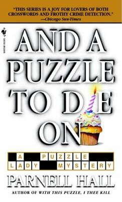 #ad And a Puzzle to Die On; The Puzzle Lady paperback Parnell Hall 9780553584356 $4.49
