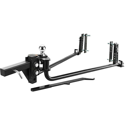 #ad VEVOR 1000lb Weight Distribution Hitch with 2 5 16 in Ball and 2 In Shank $209.99