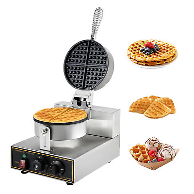 #ad 110v Electric Waffle Maker Non Stick Waffle Baker Machine $70.00