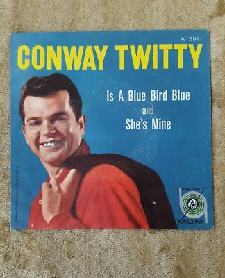 #ad CONWAY TWITTY *SLEEVE ONLY* Is A Blue Bird Blue She#x27;s Mine MGM K12911 7quot; $8.46