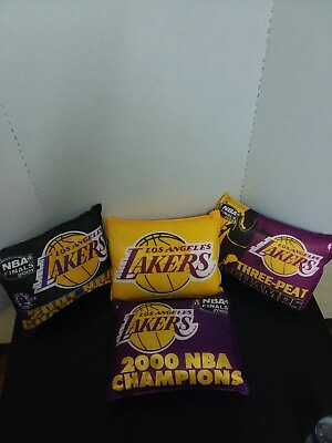 #ad 4 Los Angeles Lakers Throw Custom PillowsSuper Nice and Super Rare $160.00