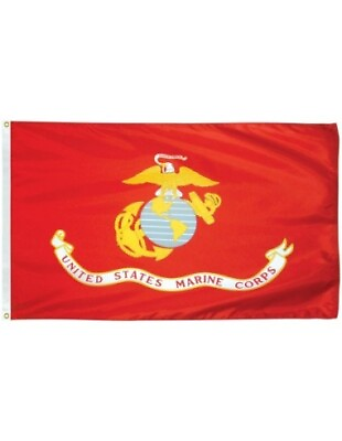#ad US Marine Corps 5#x27; x 8#x27; Nylon Flag $129.78