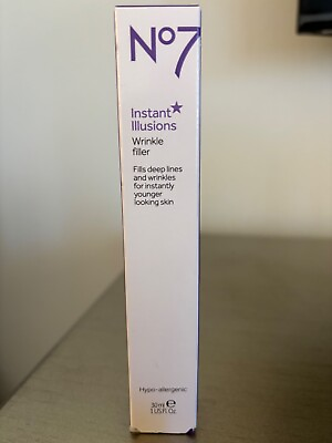 #ad No7 Instant Illusion Wrinkle Filler Deep Linesamp;Wrinkles INSTANT Results New Box $19.90