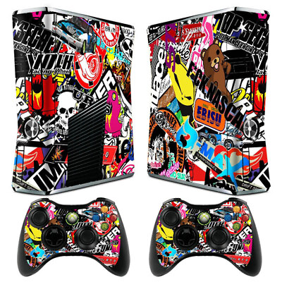 #ad 7 Bomb Graphics Vinyl Decal Sticker Cover For Xbox360 Slim Console Controller $8.99