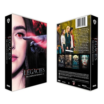 #ad LEGACIES Complete Series Seasons 1 4 DVD 13 Disc Region 1 USA Free Shipping $23.90