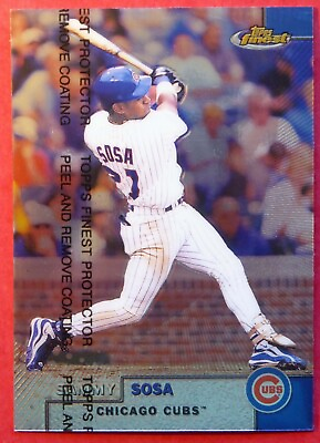 #ad 1999 Topps Finest Sammy Sosa #250 Cubs NM $0.99