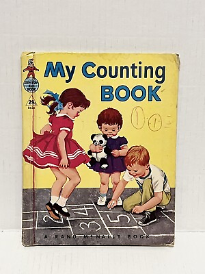 #ad 1950 My Counting Book by Diane Sherman A Giant Hale Book Vintage $11.39