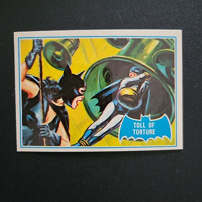#ad 1966 TOPPS BATMAN: Blue Bat #21B quot;Toll of Torturequot; Robin Puzzle 1989 reissue $4.06
