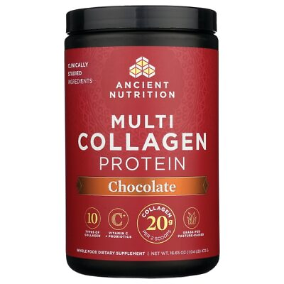 #ad Ancient Nutrition Multi Collagen Protein Chocolate 16.65 oz Pwdr $45.01