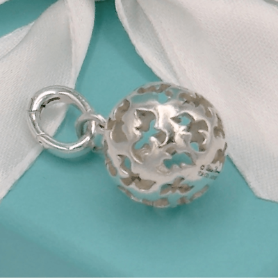 #ad RARE Tiffany amp; Co. Paloma Picasso Sphere Dove Charm Pendant Sterling Silver 925 $645.00