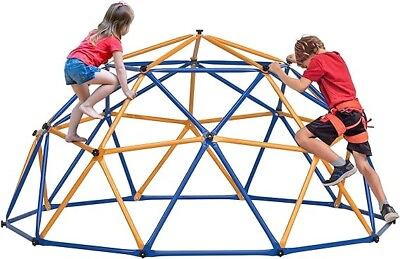 #ad 10ft Kids Upgraded Jungle Gym Dome Metal Toddler Climbing Frame Sports Play Set $149.99