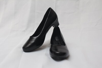#ad Beacon Comfort Well Women#x27;s Heels Black Size 9.5W Shoes Slip On Pumps $10.00