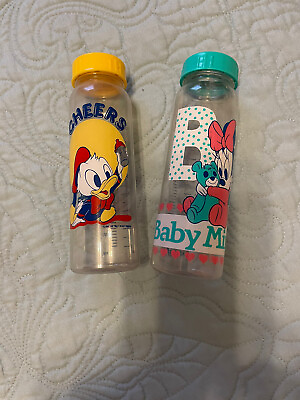 2 vintage Disney evenflo bottles $7.99