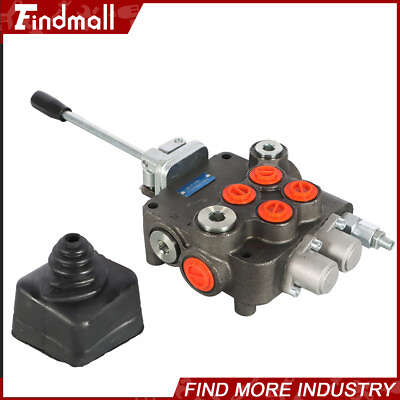 #ad Hydraulic Directional Control Valve for Tractor Loader w Joystick 21GPM 2 Spool $67.54