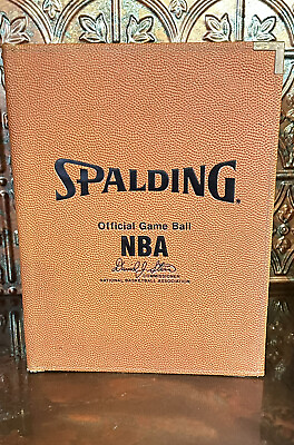 Spalding Official NBA Basketball Game Ball Portfolio File Folder Pad folio 12” $31.50