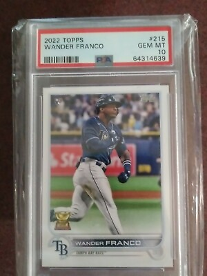 #ad wander franco topps rookie psa 10 mint condition $42.50