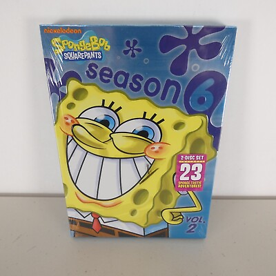 #ad SpongeBob SquarePants: Season 6 Vol 2 DVD TV Series 2 Disc Set NEW Sealed $16.95