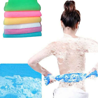 #ad Bath Shower Exfoliating Nylon Towel Body Cleaning Washing Scrubbing Cloth Towel⟡ $2.49