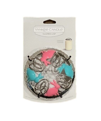 #ad Yankee Candle Illuma Lid Easter Springs Candle Topper NEW $13.95