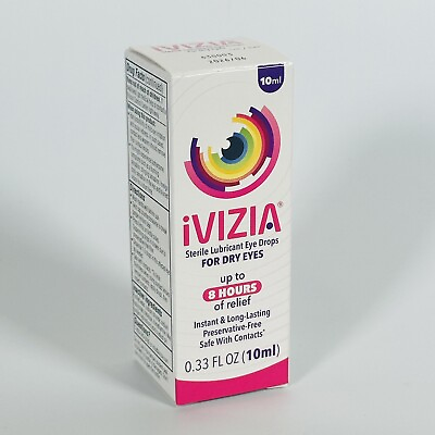#ad iVIZIA Sterile Lubricant Eye Drops for Dry Eyes 10ml Exp. 06 2026 $11.95