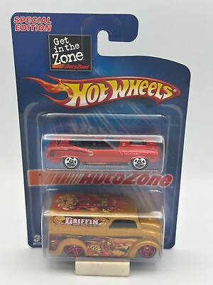 #ad Hot Wheels AutoZone 2 Pack Plymouth Hemi Cuda Convertible amp; Dairy Delivery 1:64 $14.99