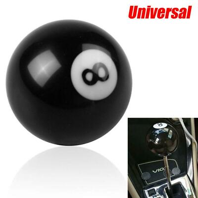 #ad 8 Eight Billiard Ball Car Gear Shift Knob Shifter Lever Universal Black White $17.99