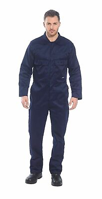 #ad Portwest S999 Euro Work Polycotton Coverall Mechanic Jumpsuit Safety Overalls $39.02