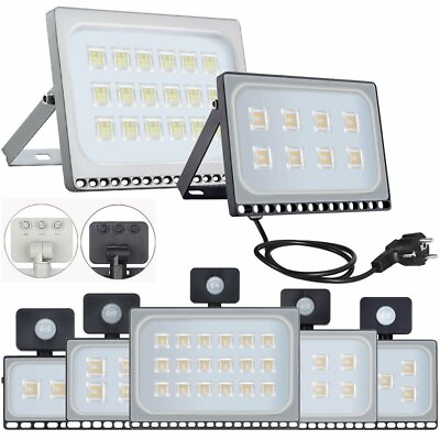 #ad 12V 110V LED Flood Light 10W 300W Outdoor Garden Security Lamps Cool Warm IP65 $11.99