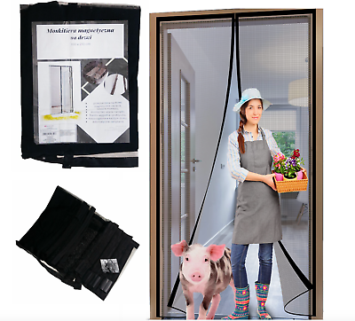 #ad Mosquito Net Door Magnetic Anti insect Tool Easy Open and Close 100cm X 210 cm $34.99