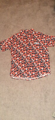 #ad Denver Broncos Hawaiian Shirt NFL Team Apparel Large Clean $15.99