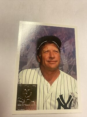 #ad 1996 Topps Yankees HOF Mickey Mantle Baseball Card #7 $2.15