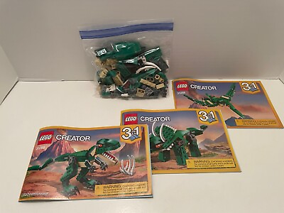 #ad ✅ LEGO Creator 31058 3 in 1 Mighty Dinosaurs 100% Complete w Instructions $8.95