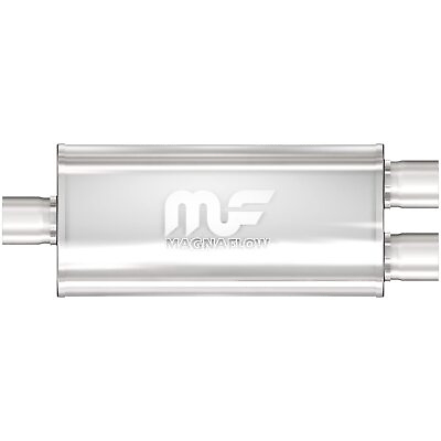 #ad MagnaFlow Performance Muffler 12288 3quot; 2.5quot; Inlet Outlet Oval Stainless Steel $231.95
