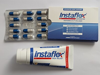 #ad Instaflex Advanced Joint Support 14 Capsules amp; Pain Relief Cream 2 oz EXP 2024 $26.99