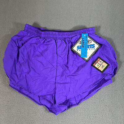 #ad Vintage DuPont Tri fit Women’s Running Shorts Purple Lined Size Large New $45.99