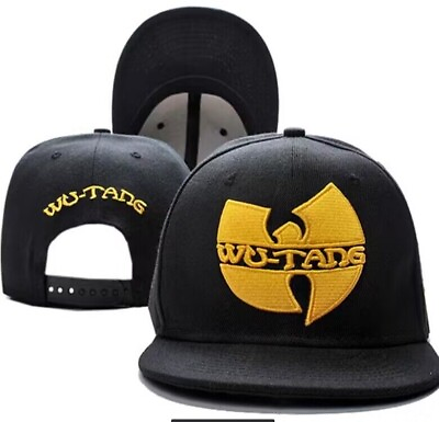 #ad Wu Tang Clan SnapBack Black amp; Yellow Adjustable Hat Wu Tang OSFA $21.99