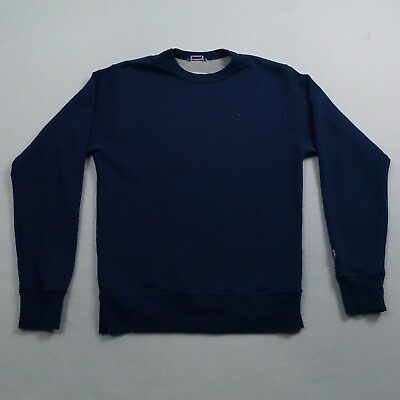 #ad Logo Champion Men Sweatshirt Brown S Pullover Long Sleeve Classic Athletic $14.86