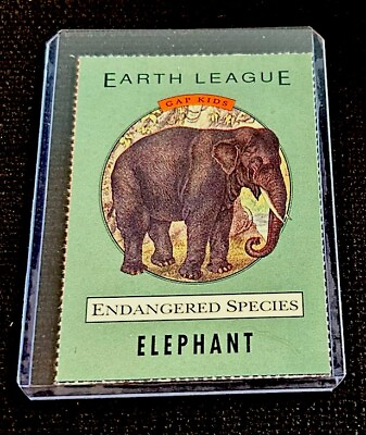 #ad ELEPHANT RARE SPORTS ILLUSTRATED FOR KIDS SI 1991 GAP KIDS EARTH LEAGUE $8.00