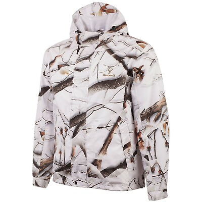 #ad Huntworth Lightweight Snow Camo Hunting Jacket All Sizes $59.99