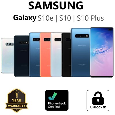 #ad Samsung Galaxy S10 S10 Plus S10e 128GB 512GB Unlocked Excellent $134.95