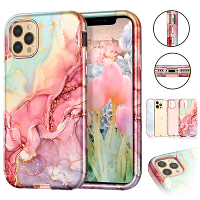 #ad Rugged Shockproof Cute Girl Case Rose Gold For iPhone 14 13 12 11 Pro Max SE XS $7.99