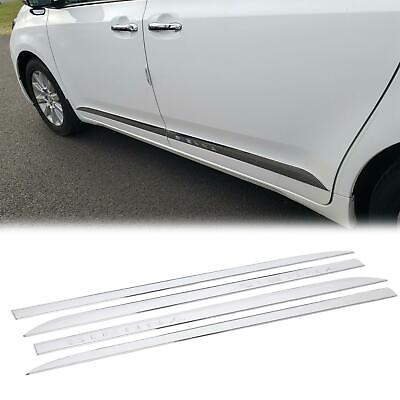 #ad For Toyota SIENNA 2011 2020 ABS Outside Door Body Side Molding Chrome Trim 4 PCS $57.50