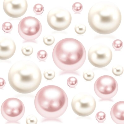 #ad Water Beads Pink Pearls White Pearls Fake Diamonds Clear Acrylic Rock Shapes $17.95