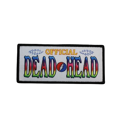 #ad Grateful Dead Head Printed Sew On Patch Official 083 O $7.95
